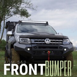 Volkswagen Amarok Off Road Çelik Ön Tampon Koruma Front Bumber 2010-2021 AQM-S50 - AQM4WD