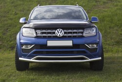 Volkswagen Amarok Off Road Ön Tampon Koruma Demiri Krom Çiftli Bıyık Arrowplus Chrome 2010+ PST17 - AQM4WD