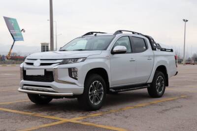 Volkswagen Amarok Off Road Ön Tampon Koruma Demiri Krom Tekli Bıyık Tetriplus Chrome 2010+ PST19 - 3