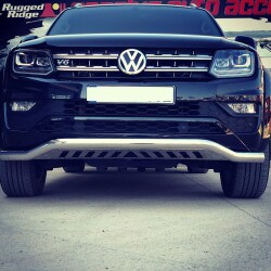 Volkswagen Amarok Off Road Saclı Ön Koruma Ön Tampon Koruma Demiri Krom Gloplus Chrome 2010+ PST21 - 2